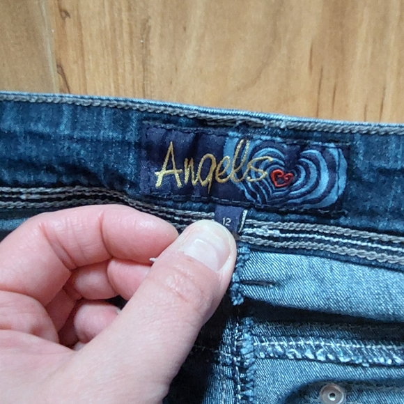 Angels forever young Y2K bootcut jeans. Size 12 long. ( 32 inches) - Picture 3 of 4